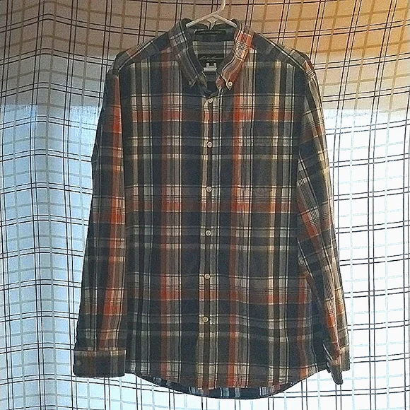 Eddie Bauer Seattle USA Legend Wash Classic Fit Sz. L Shirt Men's - Picture 2 of 8